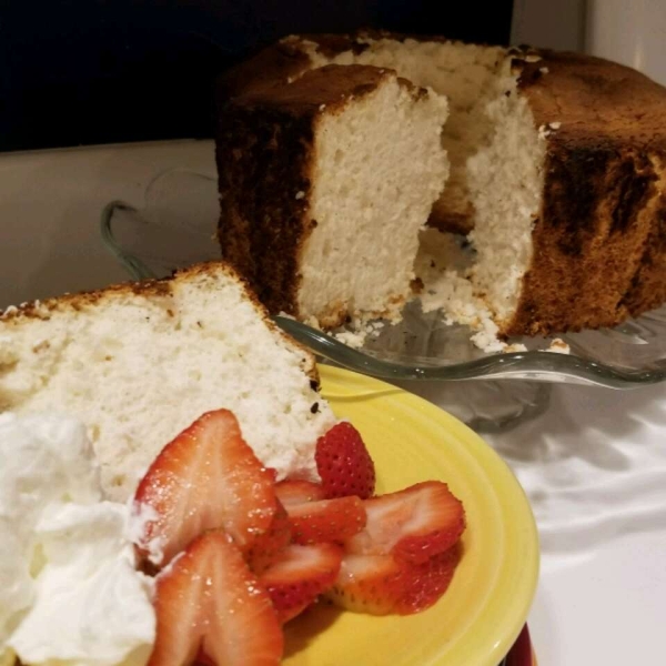 Honey Angel Food Cake