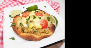 Lentil and Veggie Tostadas