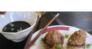 Chinese Style Stuffed Mushrooms
