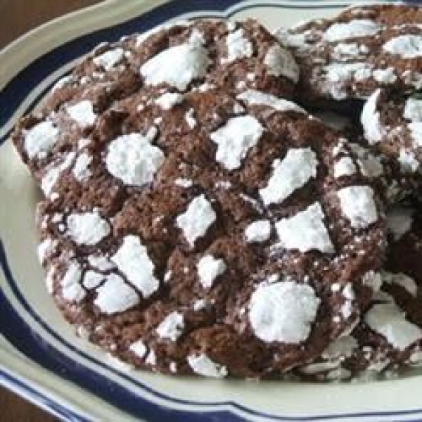 Chocolate Crackle Cookies
