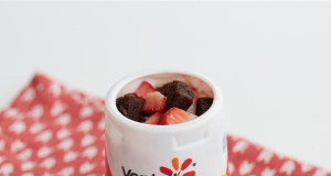 Double Berry Brownie Yogurt Cup