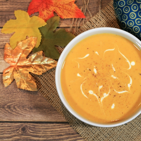 Sweet Corn and Pumpkin Bisque