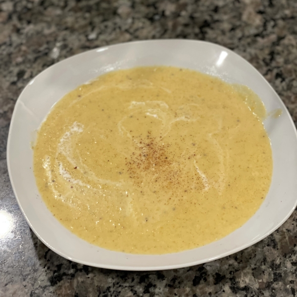 Sweet Corn and Pumpkin Bisque