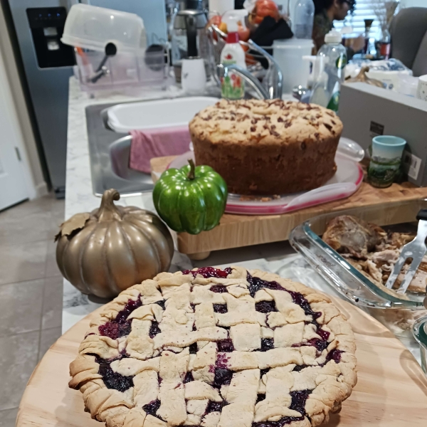 Homemade Blueberry Pie