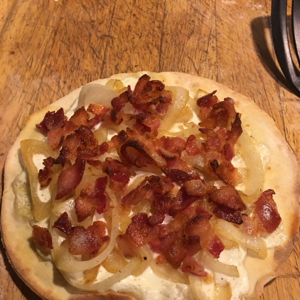 Tarte Flambee (Alsatian Bacon & Onion Tart)
