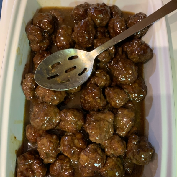 Sweet and Sour Meatballs in Oven