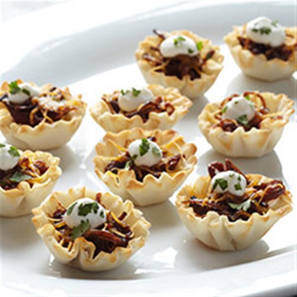 BBQ Bison Phyllo Bites