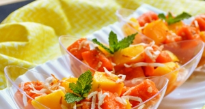 Mango Papaya Fruit Salad