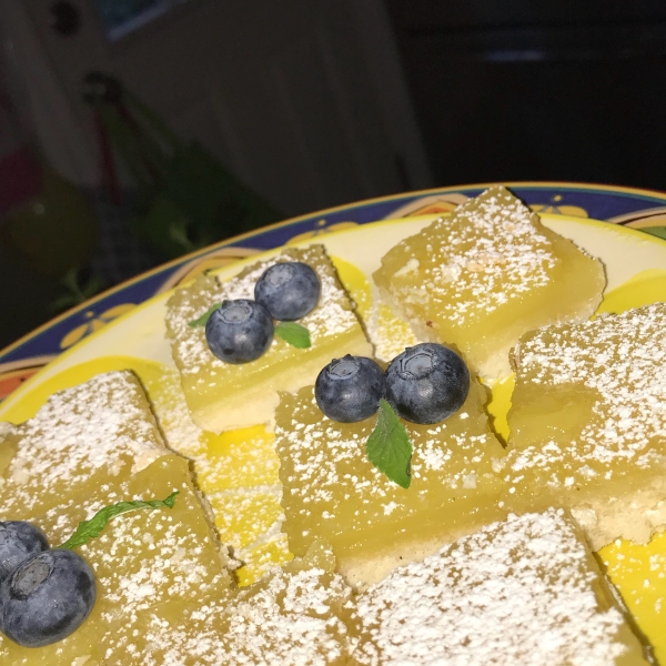 Gluten-Free Lemon Squares with an Almond Flour Crust