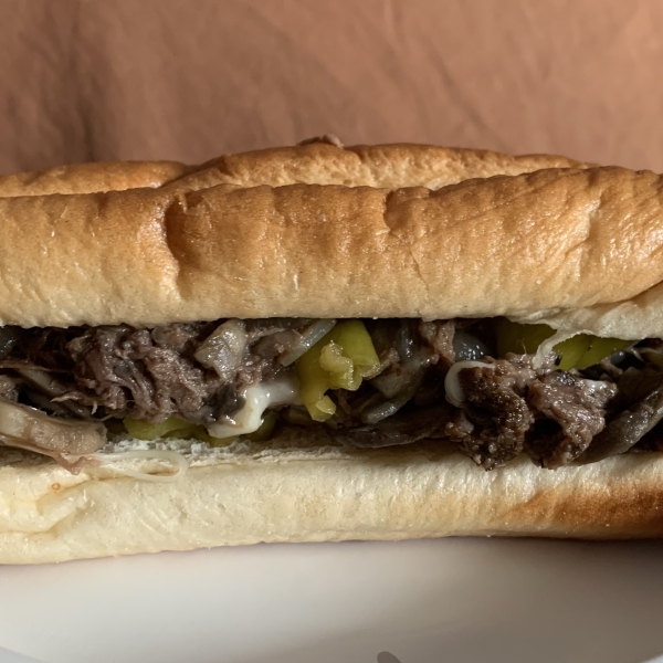Slow Cooker Italian Beef for Sandwiches