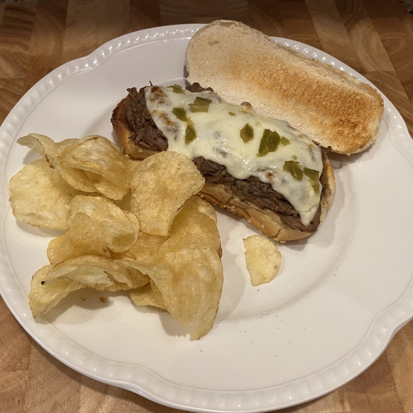 Slow Cooker Italian Beef for Sandwiches