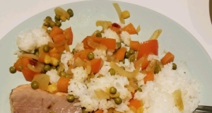 Spicy Salmon and Vegetable Bowl