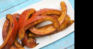 Roasted Pumpkin Wedges with Hot Honey