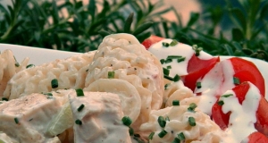 Dill Lemon Chicken Pasta Salad