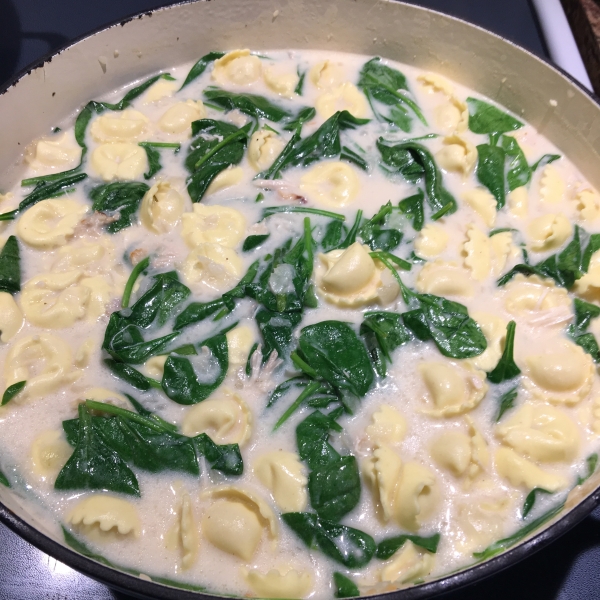 Easy and Quick Chicken Tortellini Soup