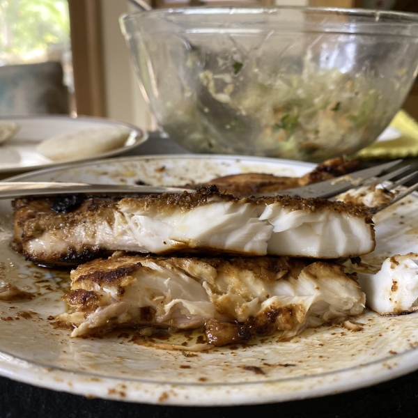 Seven Spiced Shark Steaks