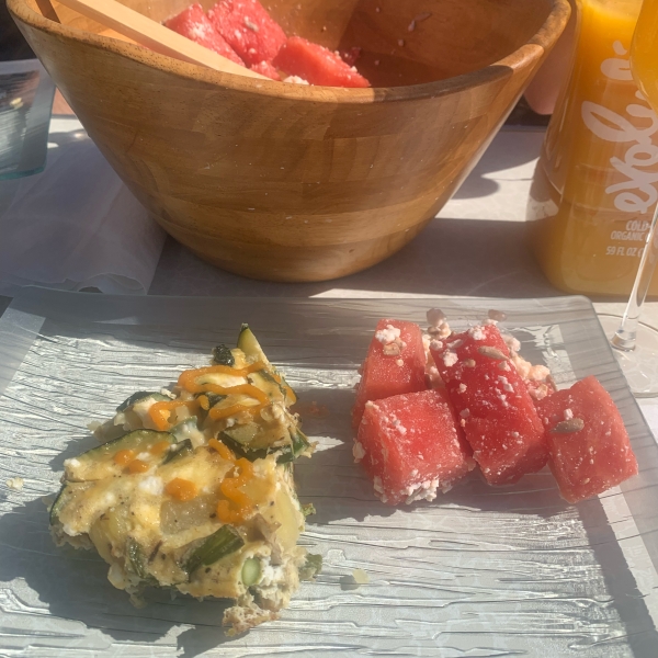 Spring Vegetable Frittata for Mother