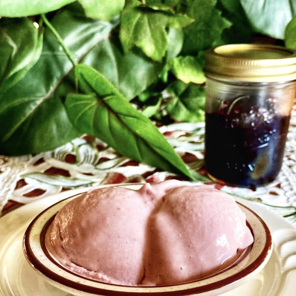 Raspberry-Lemon Ice Cream