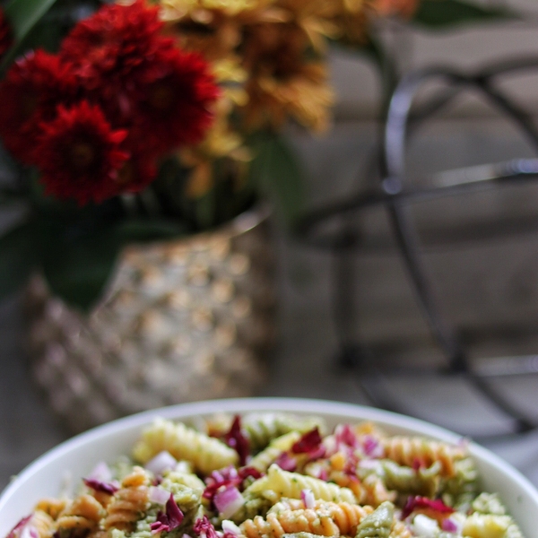 Maya's Perfect Pesto Pasta Salad