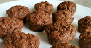 Chocolate Zucchini Brownie Bites