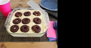 Coffee and Doughnuts Icebox Cake