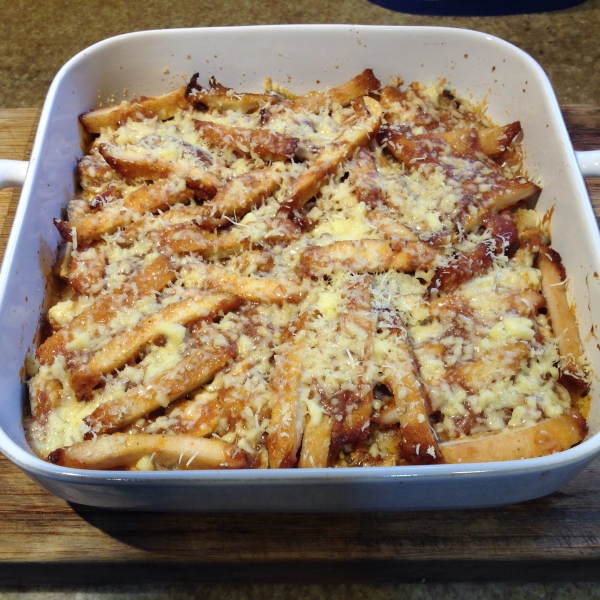 Layered Chicken Parmesan Gnocchi Bake