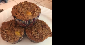 Whole Grain Carrot Peach Muffins