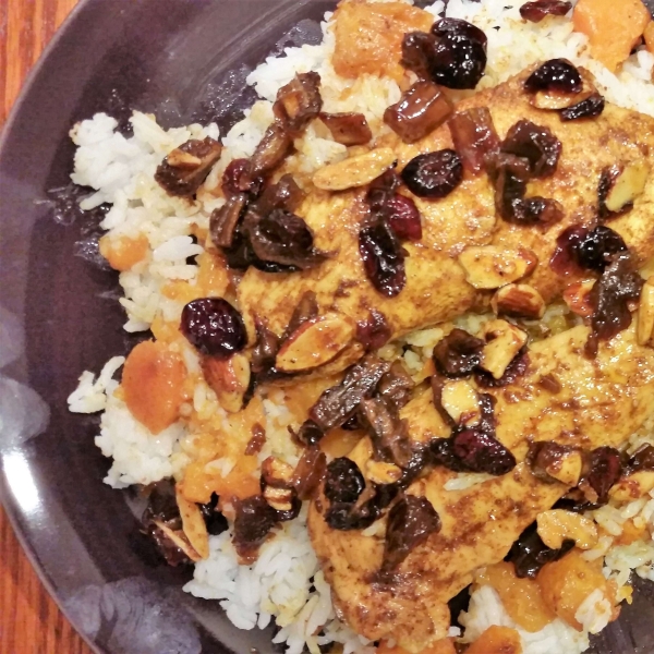 Moroccan-Style Chicken with Butternut Squash Noodles