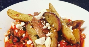 Garlic, Lemon, and Herb Greek-Style Potatoes