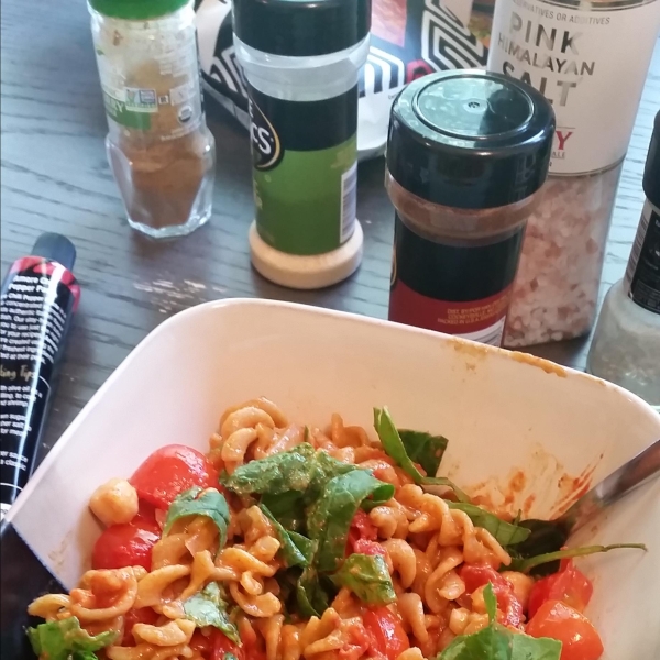 Vegan One-Pot Coconut Curry with Pasta and Vegetables
