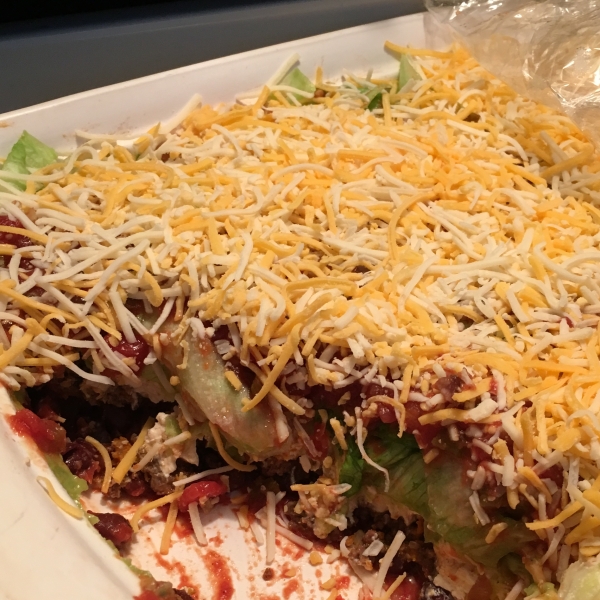 Manda's Seven Layer Taco Dip
