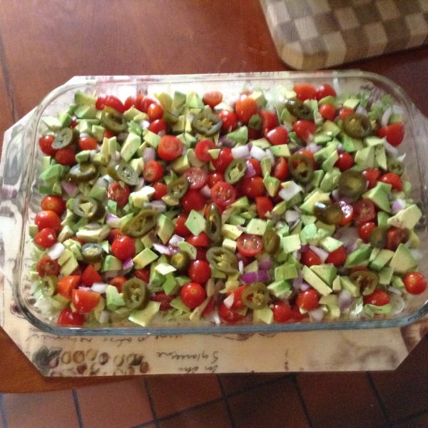 Manda's Seven Layer Taco Dip