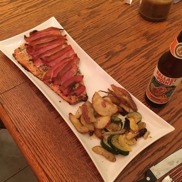 Bacon-Wrapped Salmon