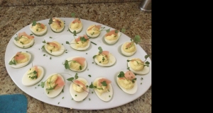 Japanese Wasabi Deviled Eggs