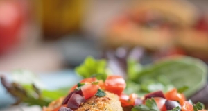 Garlic Lemon Couscous Cakes