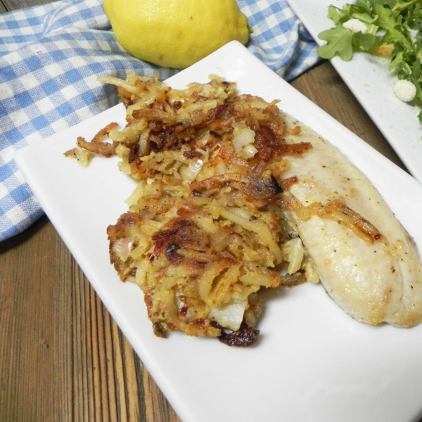 Potato-Crusted Tilapia
