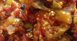 Eggplant Caponata (Sicilian Version)