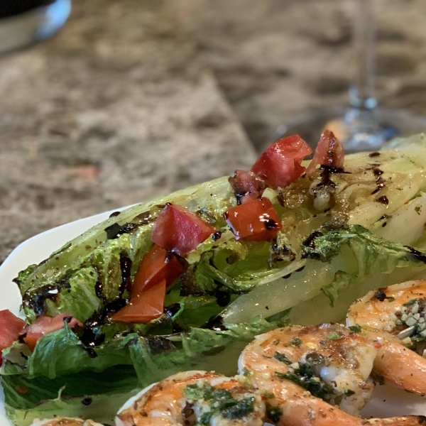 Grilled Hearts of Romaine