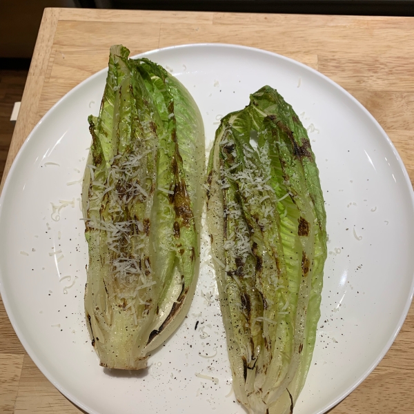 Grilled Hearts of Romaine