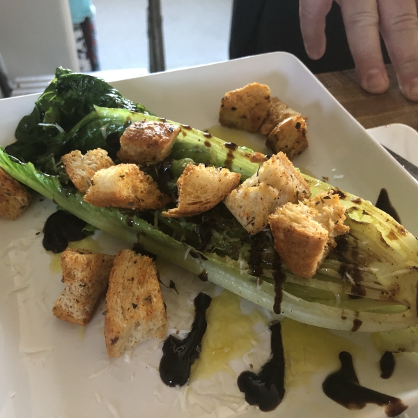 Grilled Hearts of Romaine