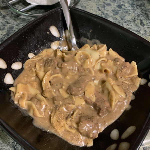 So Simple Beef Stroganoff