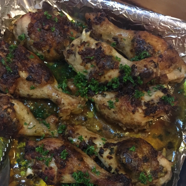 Parsley Butter Seasoned Chicken