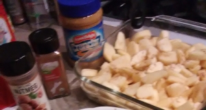 Peanut Butter Apple Crisp