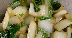 Spicy Bok Choy in Garlic Sauce