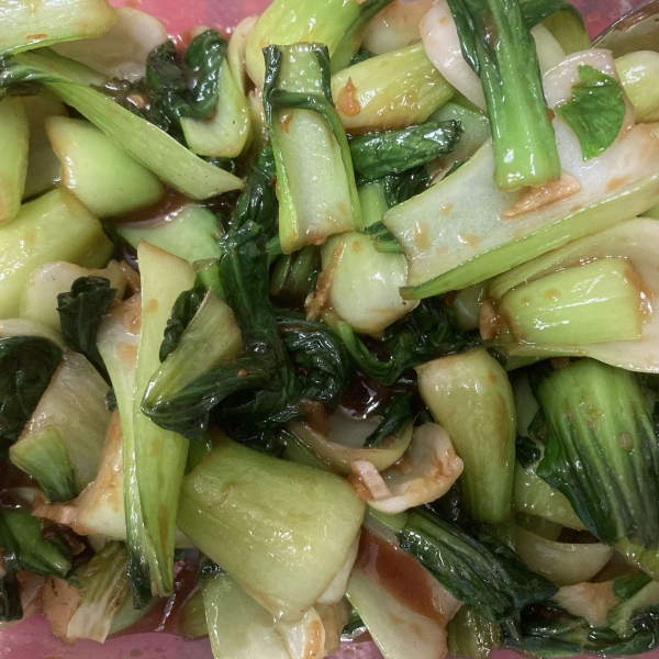 Spicy Bok Choy in Garlic Sauce