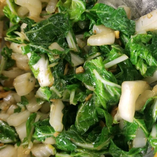 Spicy Bok Choy in Garlic Sauce
