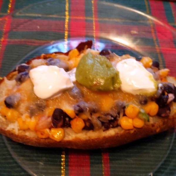 Vegetarian Southwestern Potato Skins