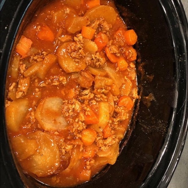 Easy Ground Turkey Stew