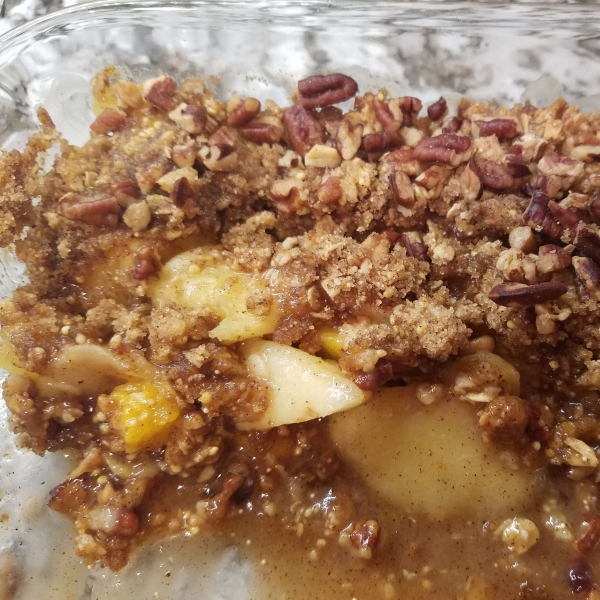 Peach Crisp with Granola