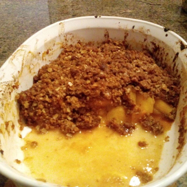 Peach Crisp with Granola